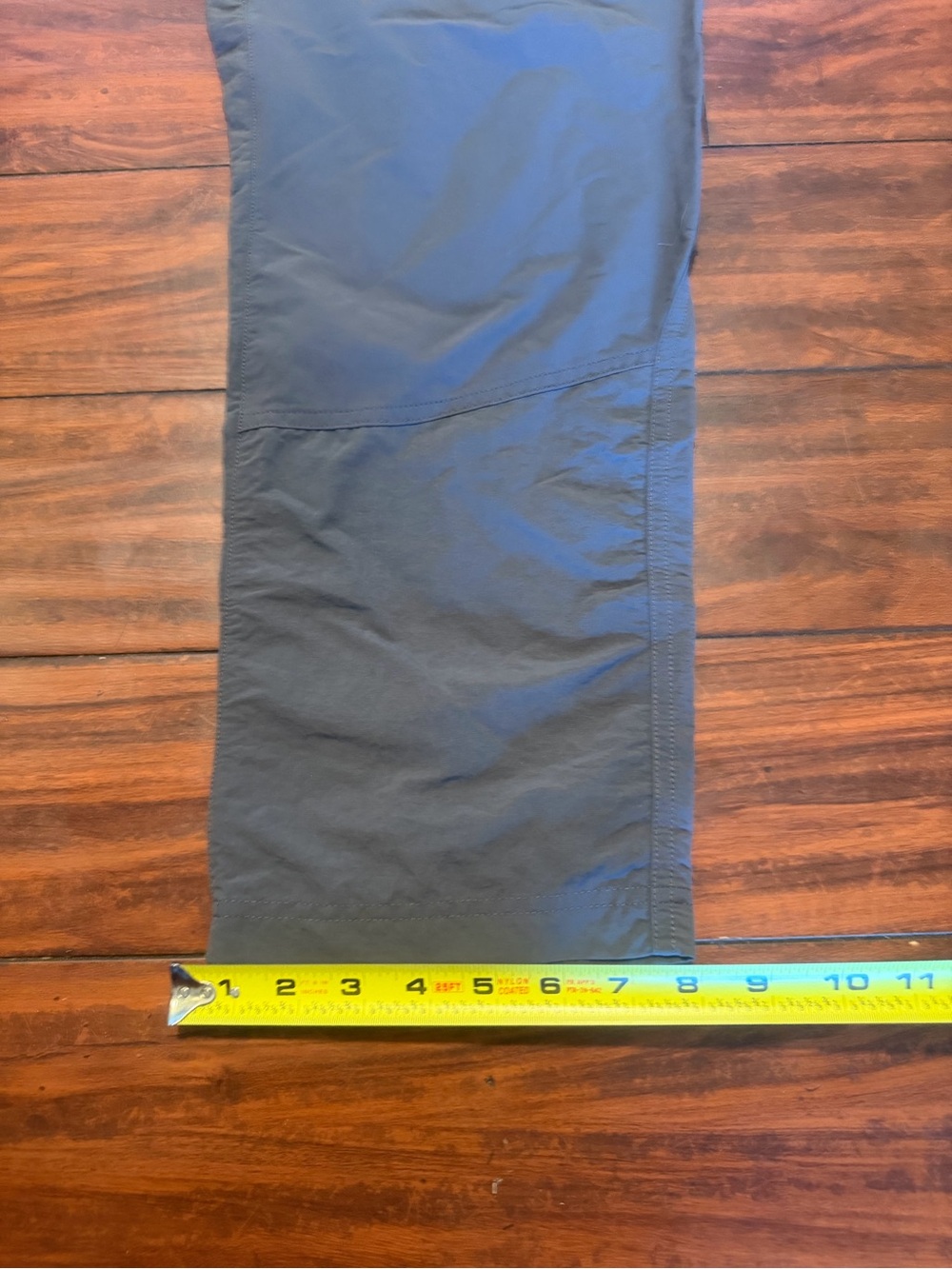 Patagonia Men's Cargo Pants in Gray with Blue Zip Accent - Picture 4 of 8